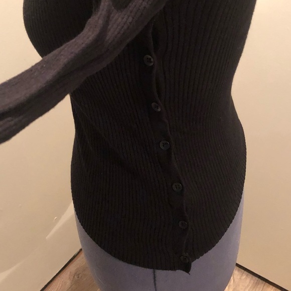 Sweater w/ Buttons Down the Side - Picture 1 of 4